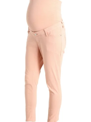 Jeansy Slim Fit Esprit różowy