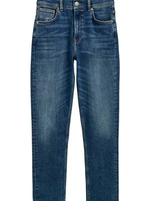 Jeansy Slim Fit Gant niebieski denim