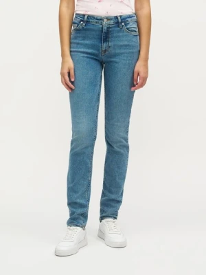 Jeansy Slim Fit Gant niebieski