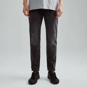 Jeansy slim fit grafitowe House