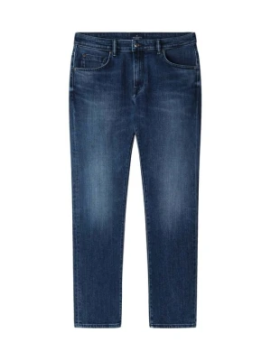 Jeansy Slim Fit Hackett London niebieski denim