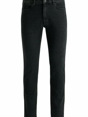 Jeansy Slim Fit Hugo czarny