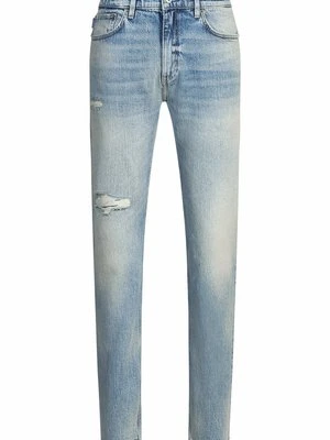 Jeansy Slim Fit Hugo niebieski