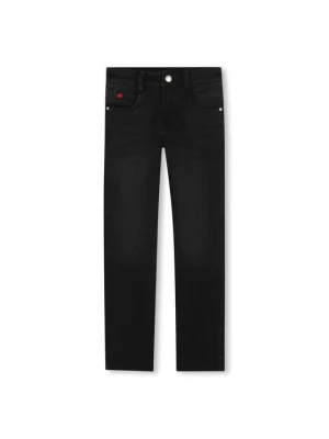 Jeansy Slim Fit Hugo czarny