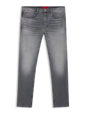 Jeansy Slim Fit Hugo srebrny
