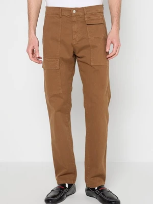 Jeansy Slim Fit Iceberg brązowy