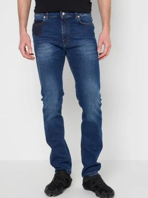Jeansy Slim Fit Iceberg niebieski
