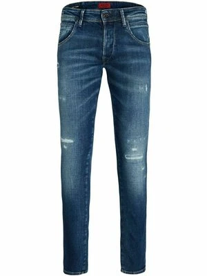 Jeansy Slim Fit Jack&Jones niebieski denim