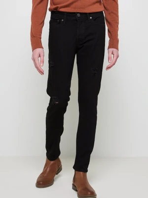 Jeansy Slim Fit Jack&Jones czarny