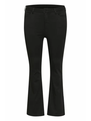 Jeansy Slim Fit Kaffe czarny melanż