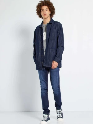 Jeansy Slim Fit KIABI niebieski