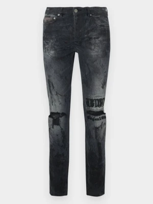 Jeansy Slim Fit KSUBI szary