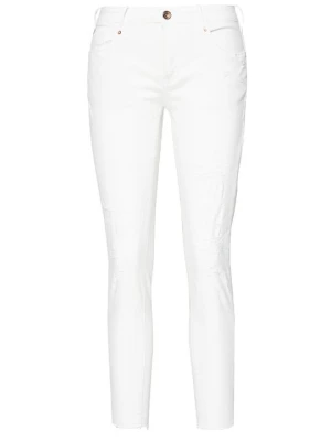 Jeansy Slim Fit Le Temps Des Cerises biały