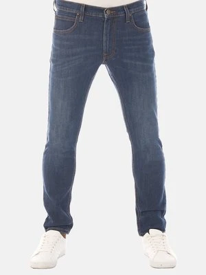 Jeansy Slim Fit Lee ciemnoniebieski