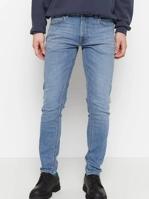 Jeansy Slim Fit Lee niebieski