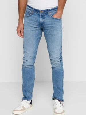 Jeansy Slim Fit Lee niebieski