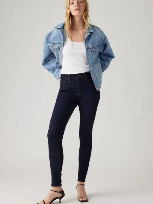 Jeansy Skinny Fit Levi's ciemnoniebieski