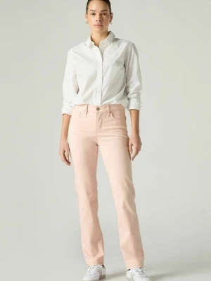 Jeansy Slim Fit Levi's różowy melanż