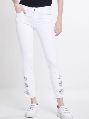 Jeansy Slim Fit Liu Jo biały