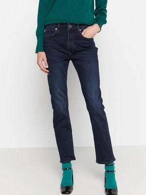 Jeansy Slim Fit LOVE MOSCHINO granatowy