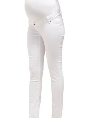 Jeansy Slim Fit Love2wait biały
