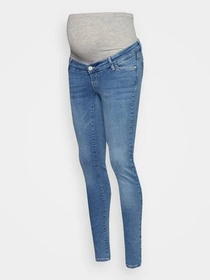 Jeansy Slim Fit Mamalicious jasnoniebieski denim