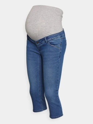 Jeansy Slim Fit Mamalicious niebieski denim