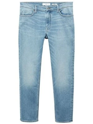 Jeansy Slim Fit Mango niebieski