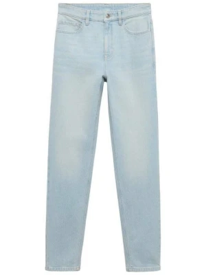 Jeansy Slim Fit Mango jasnoniebieski