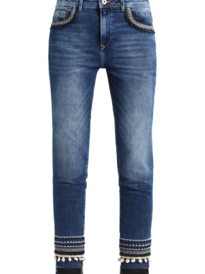 Jeansy Slim Fit Mavi niebieski denim