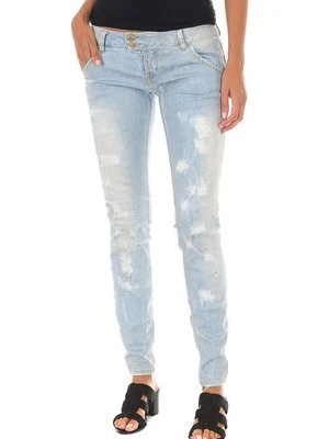 Jeansy Slim Fit Met