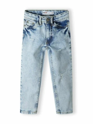 Jeansy Slim Fit MINOTI jasnoniebieski denim