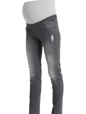 Jeansy Slim Fit Miracle. Mama And Woman. szary