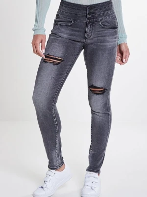 Jeansy Slim Fit Miss Sixty antracytowy
