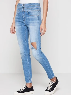 Jeansy Slim Fit Miss Sixty niebieski