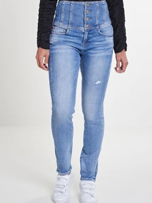 Jeansy Slim Fit Miss Sixty niebieski