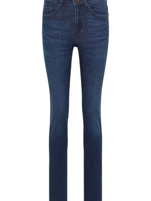 Jeansy Slim Fit Mustang granatowy