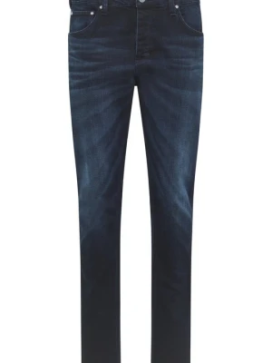 Jeansy Slim Fit Mustang granatowy