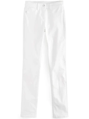 Jeansy Slim Fit Next biały