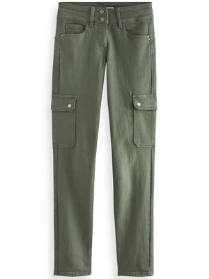 Jeansy Slim Fit Next zielony