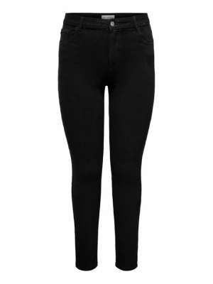 Jeansy Slim Fit ONLY Carmakoma czarny