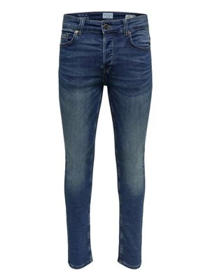 Jeansy Slim Fit Only & Sons niebieski denim