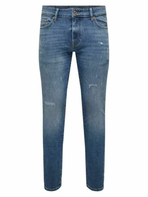 Jeansy Slim Fit Only & Sons jasnoniebieski denim