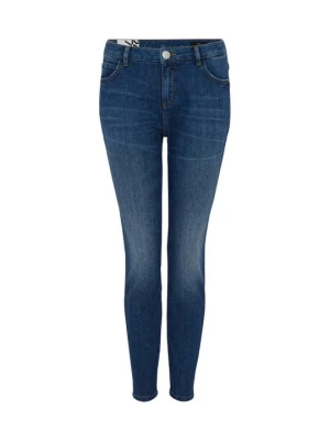 Jeansy Slim Fit Opus niebieski