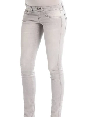 Jeansy Slim Fit Paulina szary