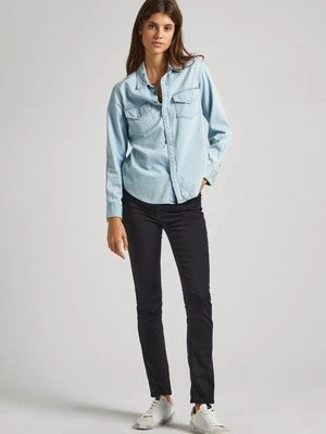 Jeansy Slim Fit Pepe Jeans czarny