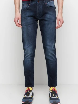Jeansy Slim Fit Pepe Jeans granatowy