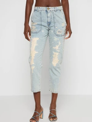 Jeansy Slim Fit Pinko niebieski