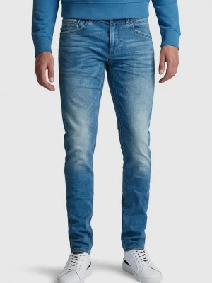Jeansy ze zwężanymi nogawkami PME Legend jasnoniebieski denim