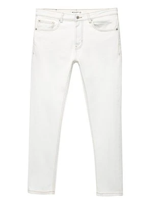 Jeansy Slim Fit PULL&BEAR biały